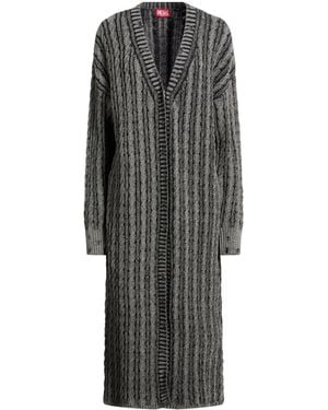 DIESEL Medium-Weight Knit Sweater - Gray