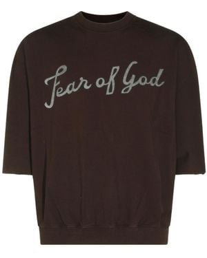 Fear Of God 43 Cut-Sleeve Crewneck Sweatshirt - Black