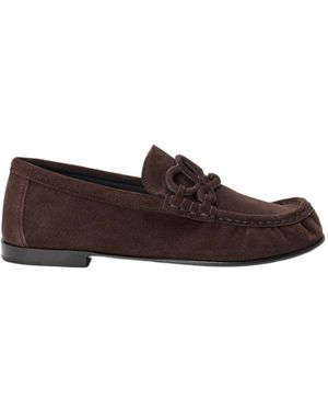 Loewe Double L Loafers - Brown