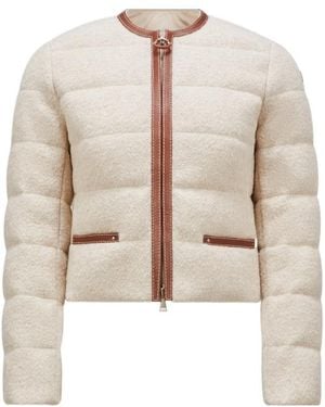 Moncler Serinde Short Down Jacket - Natural