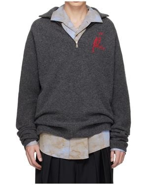 Vivienne Westwood Logo Track Jacket - Gray