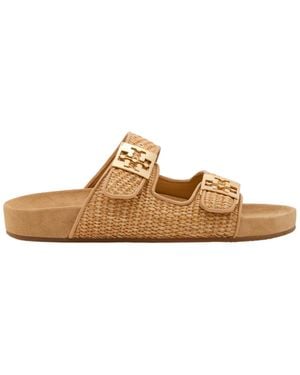 Tory Burch Breathable Flat Sandals - Brown