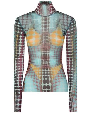 Jean Paul Gaultier Printed T-Shirt - Blue