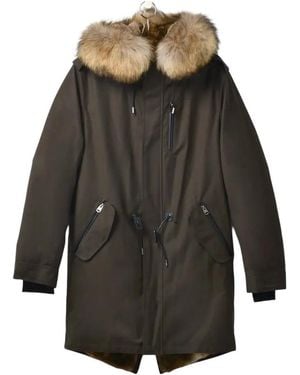 Mackage Long-Sleeved Zip-Up Parka - Gray
