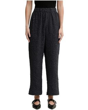 Stine Goya Floral-Effect Pants - Black