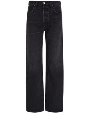 Citizens of Humanity Straight-Leg Jeans - Black