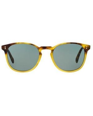 Oliver Peoples Vintage Geometric Sunglasses - Green