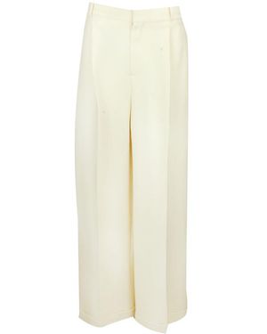 Dior Flared Trousers - White