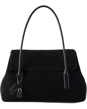 Tom Ford Suede Shoulder Bag - Black