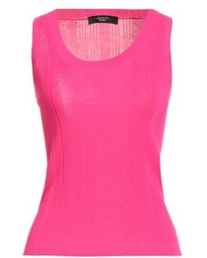 Weekend by Maxmara Solidcolor Knit Sleeveless Top - Pink