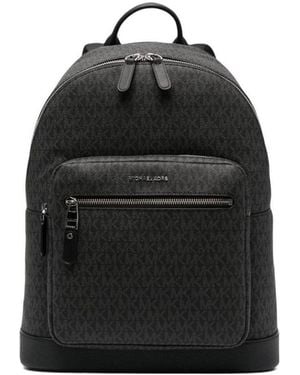 Michael Kors Michael Hudson Logo Plaque Backpack - Black