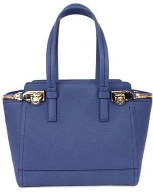 Ferragamo Logo Detail Handbag - Blue