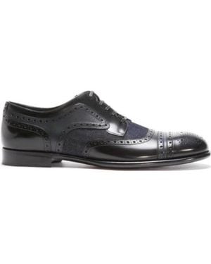 Dolce & Gabbana Round-Headed Business Casual Shoes - Black
