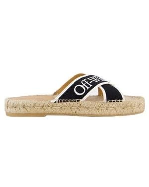 サンダル Off-White SS21 COMFORT SLIPPERS (OMIC003_S21LEA0016010) Off-White c/o Virgil Abloh Flat sandals for Women | Online