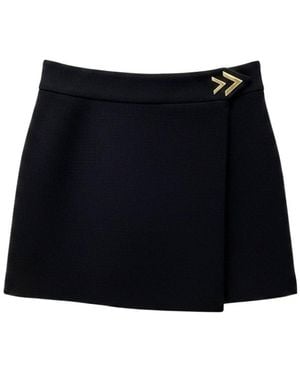 Valentino Wool Skirt - Black