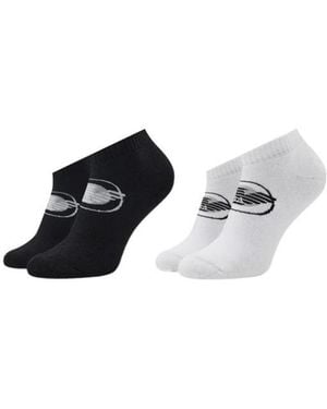 Emporio Armani Logo Two Pairs Of Socks - White