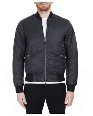 Armani Jeans Short Pilot Casual Jacket - Blue