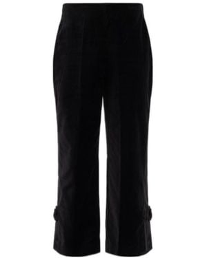 Posse Quincy Bow-Detail Pants - Black