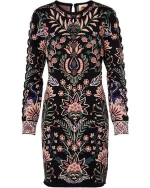 FARM Rio Long Sleeve Dress - Black