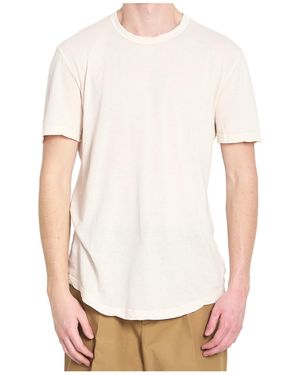 James Perse Crew Neck Cotton T-Shirt - White