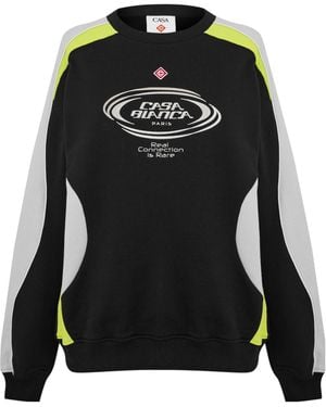 CASABLANCA Show Crew Sweatshirt - Black