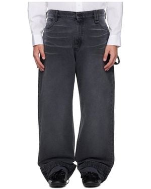 Simone Rocha Straight Leg Jeans - Grey