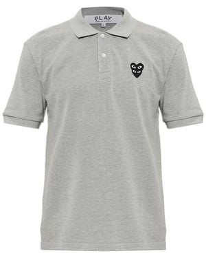 COMME DES GARÇONS PLAY Short-Sleeved Polo Shirt - Gray