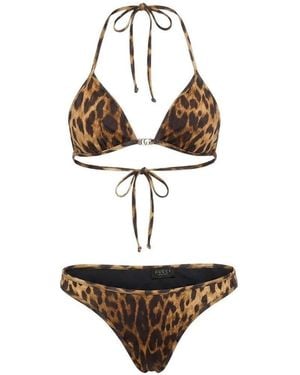 Gucci Printed Stretch Jersey Bikini - White