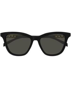 Gucci Eyewear Cat-Eye Frame Sunglasses - Black