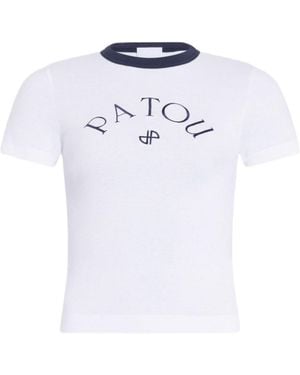 Patou Fitted Jp T-Shirt - White