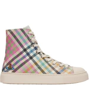 Vivienne Westwood Plimsoll High-Top Trainers - Natural