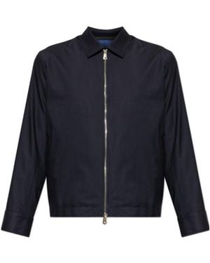 Paul Smith Long-Sleeved Casual Jacket - Blue