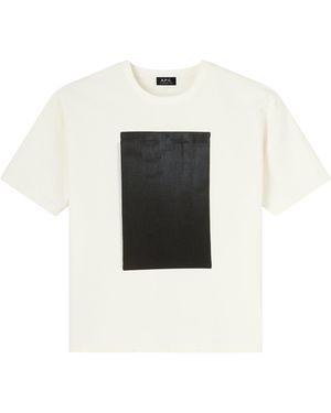 A.P.C. Printed Crewneck T-Shirt - White
