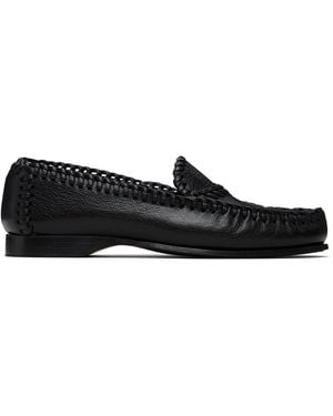 Hereu Sastre Supple Shiny Loafers - Black