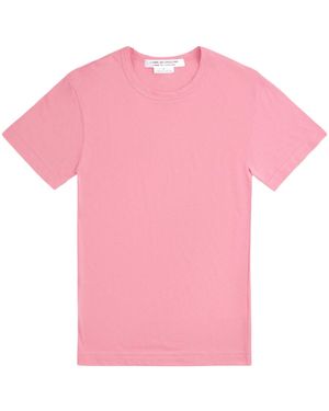 Comme des Garçons Ladies Back Logo T-Shirt - Pink