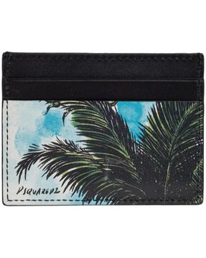 DSquared² Square Card Holder - Black