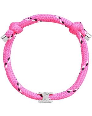Celine Triomphe Beach Bracelet - Pink