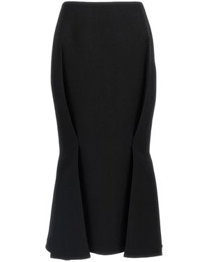 Prada High-Waist Belted Skirt - Black