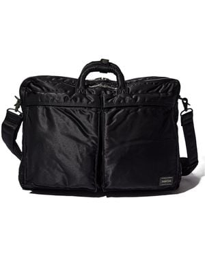 Porter-Yoshida and Co Tanker 3-Way Handbag/Shoulder Bag - Black