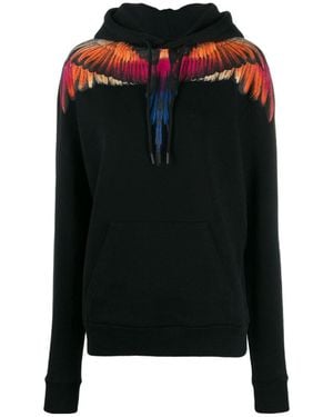 Marcelo Burlon Wing Printed Jumper - Black