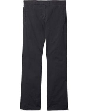 Miu Miu Stretch Poplin Pants - Blue