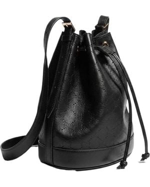 Gucci Venice Small Bucket Bag - Black