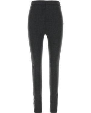 Jil Sander Stretch High-Waisted Leggings - Black
