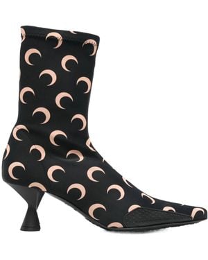 Marine Serre Moon Sock Boots - Black