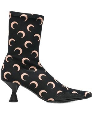Marine Serre Moon Sock Boots - Black