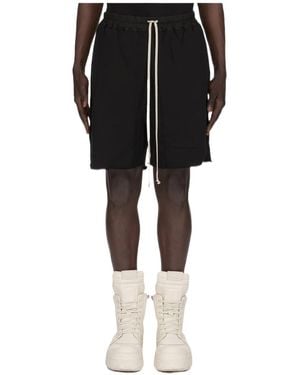 Rick Owens Drawstring-Fastening Track Shorts - Black
