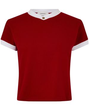 Versace Slim-Fit T-Shirt - Red
