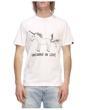 Hydrogen Pattern Printed T-Shirt - White