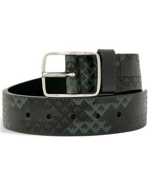 Armani Jeans Logo Belt - Black