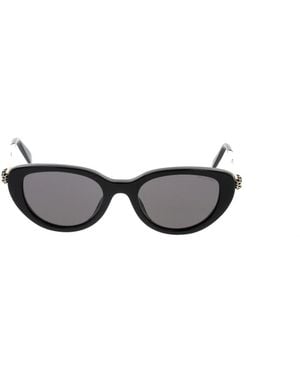 BVLGARI Bulgari Oval Frame Sunglasses - White